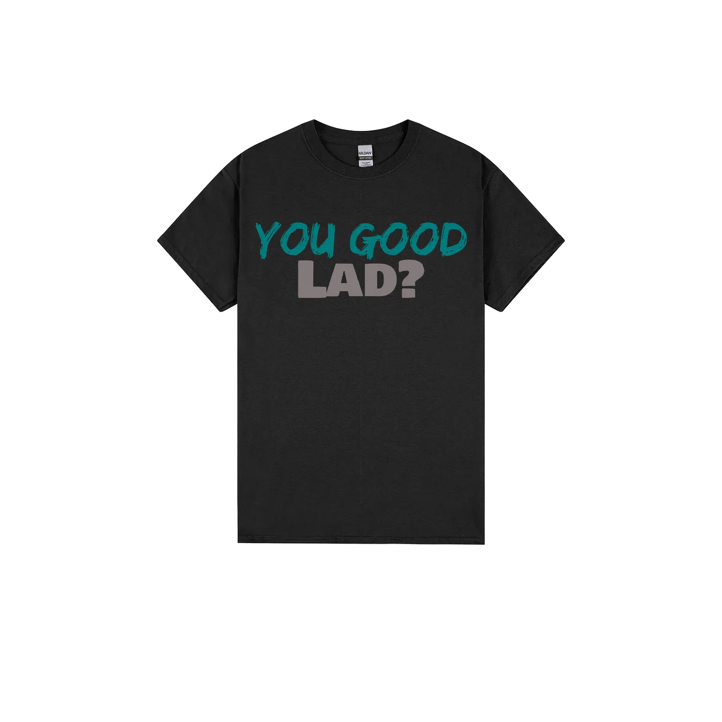 Black front flat lay