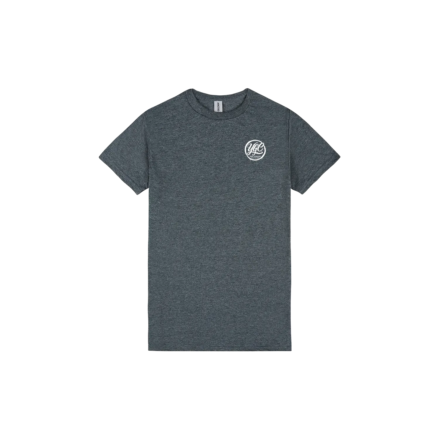 Dark Heather front flat lay