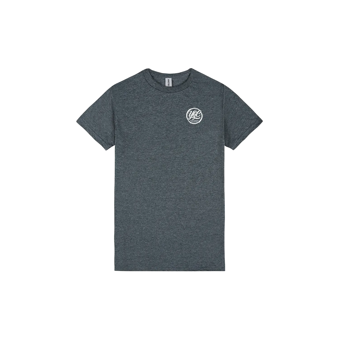 Dark Heather front flat lay