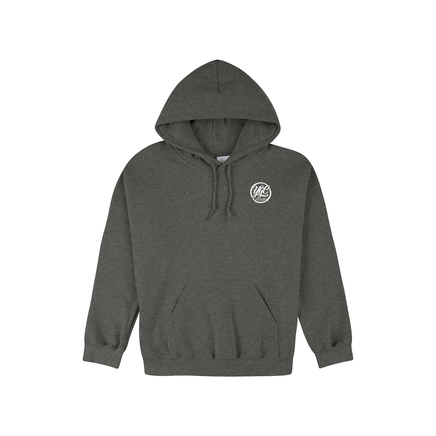 Dark Heather front flat lay