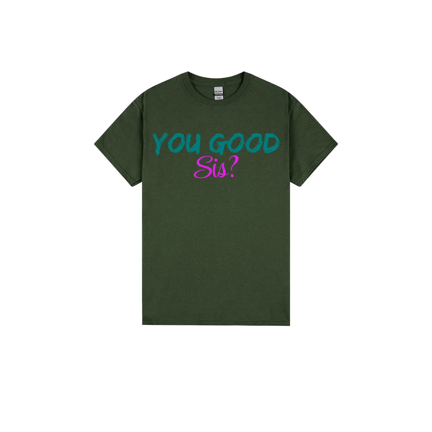 Forest Green front flat lay