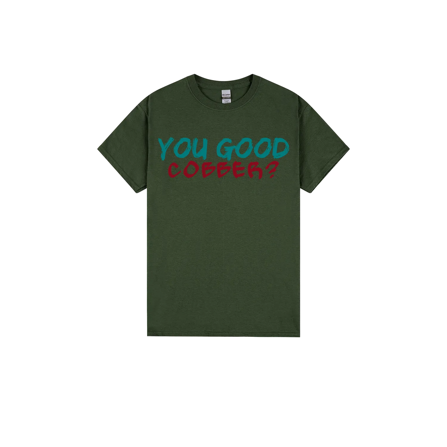 Forest Green front flat lay