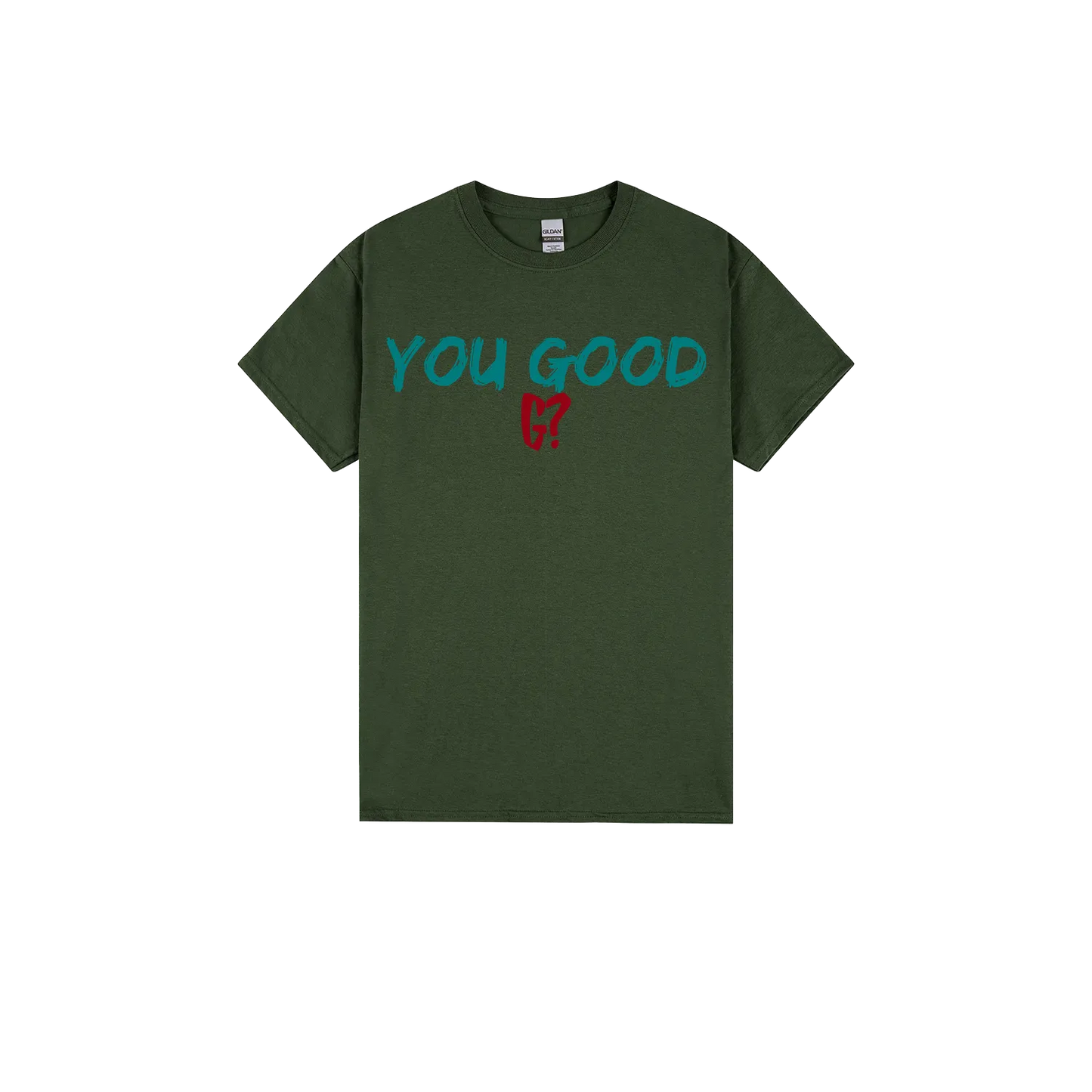 Forest Green front flat lay