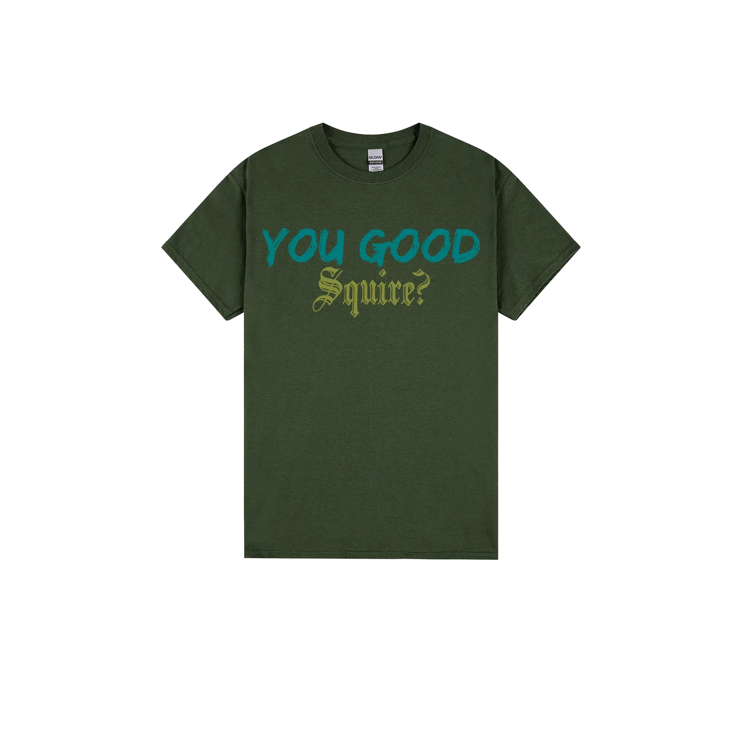 Forest Green front flat lay
