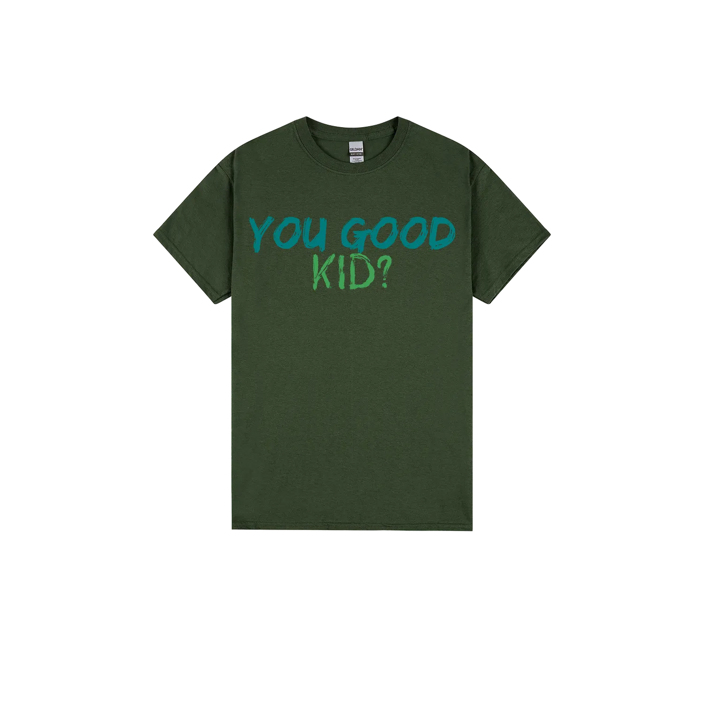 Forest Green front flat lay