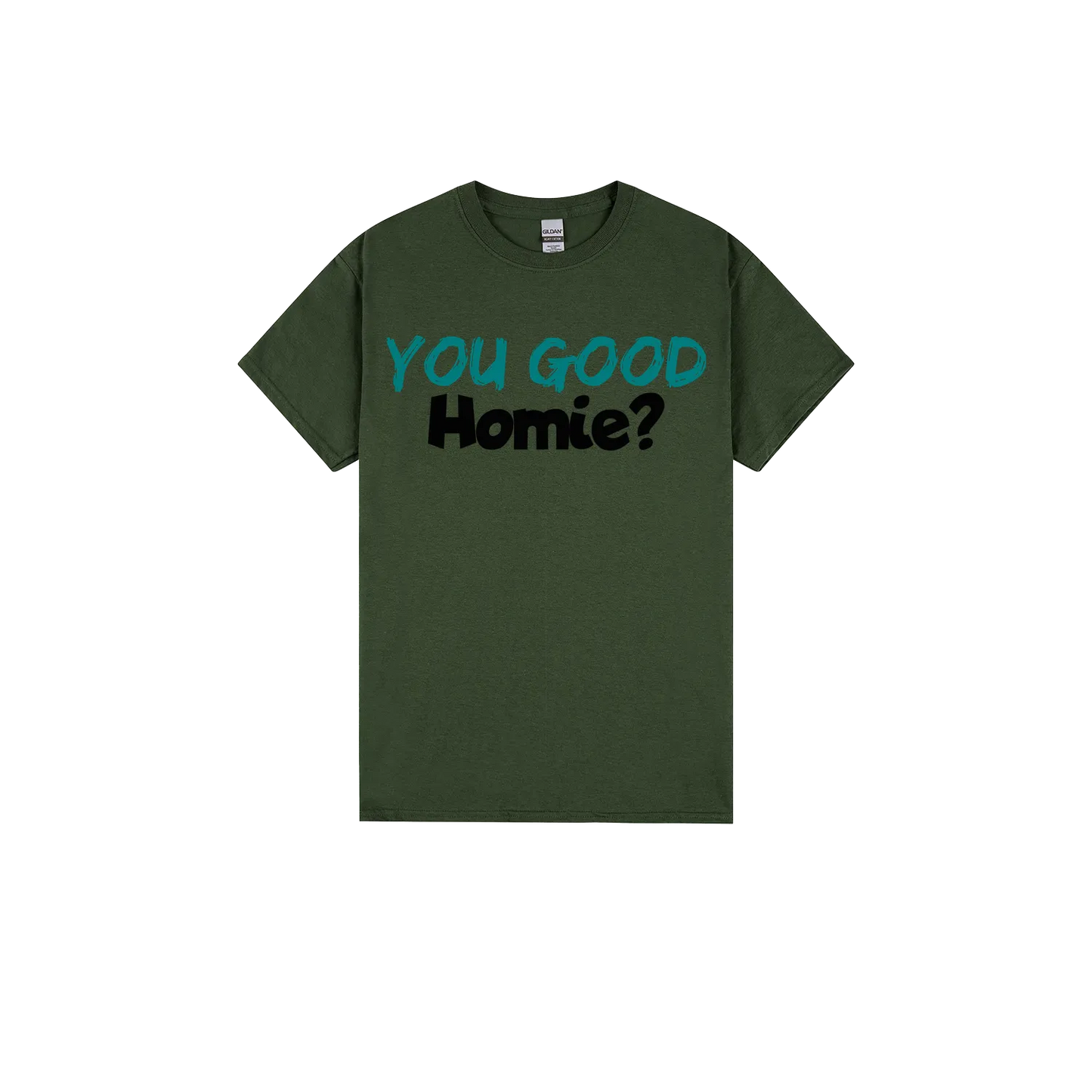Forest Green front flat lay