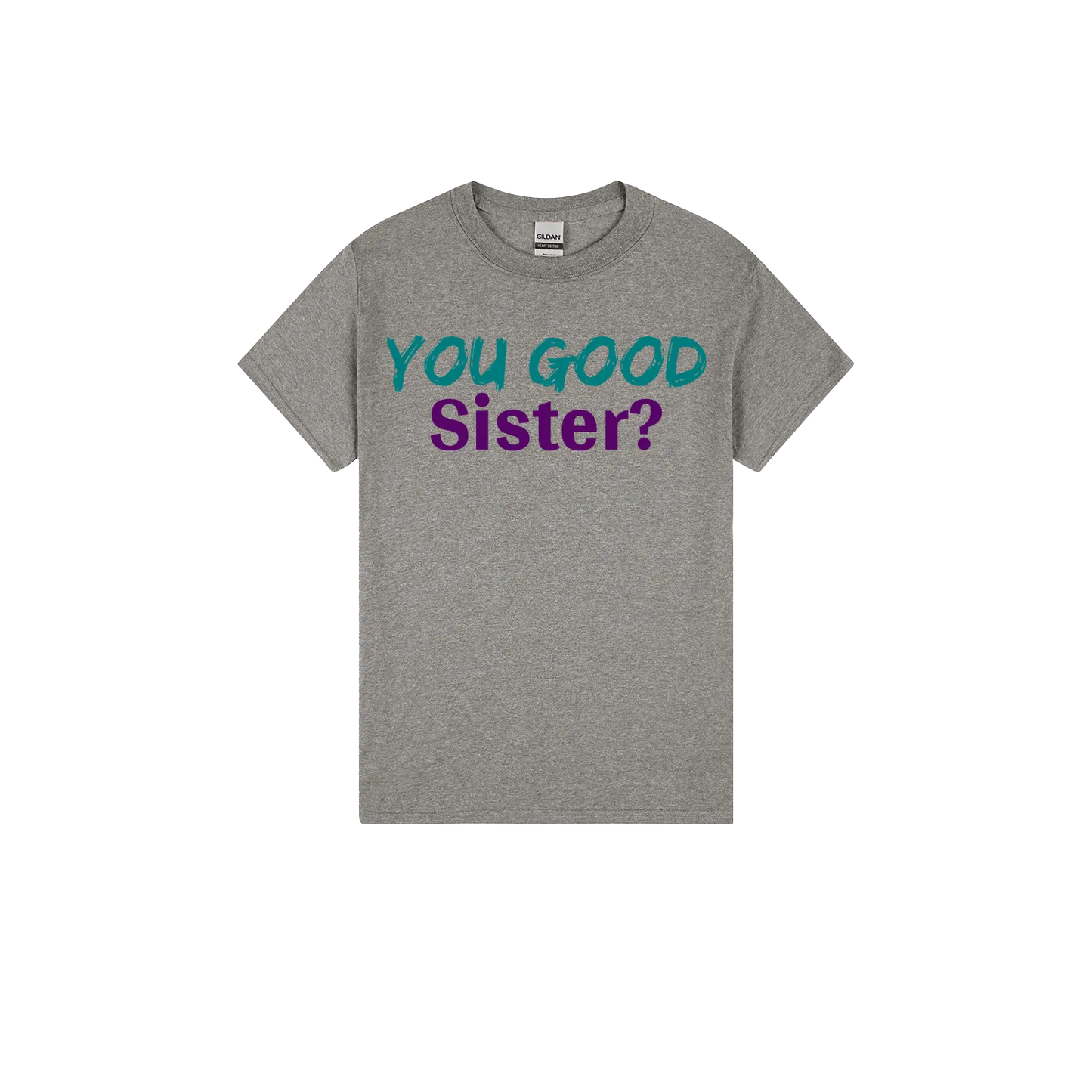 Heather Graphite front flat lay