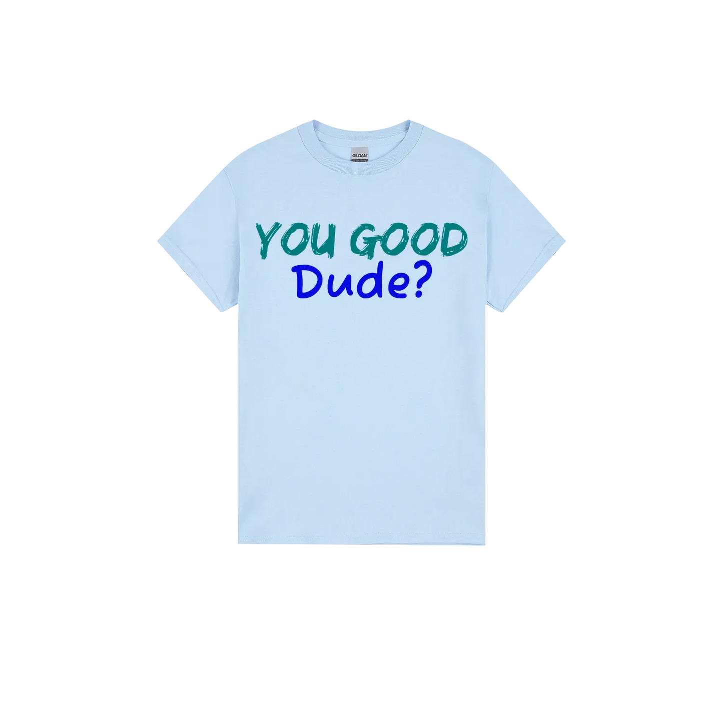 Light Blue front flat lay