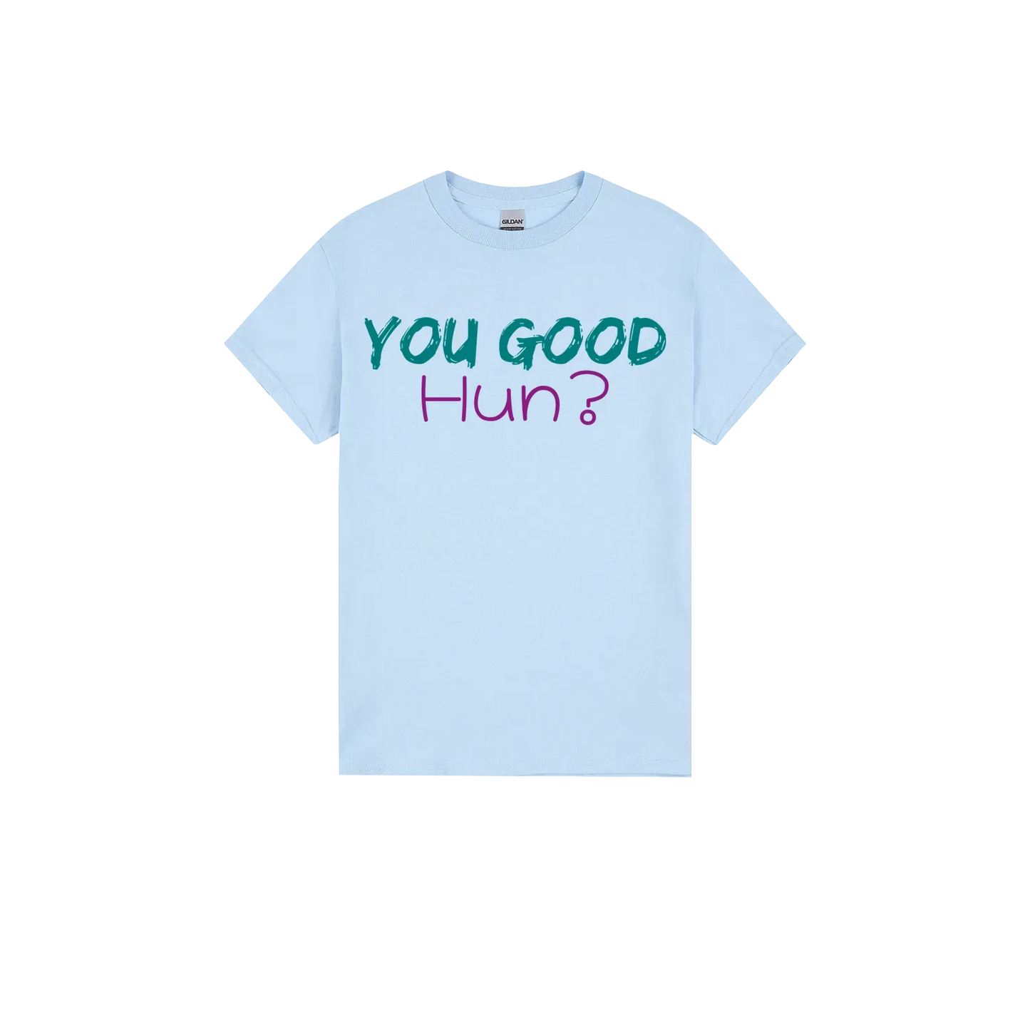 Light Blue front flat lay