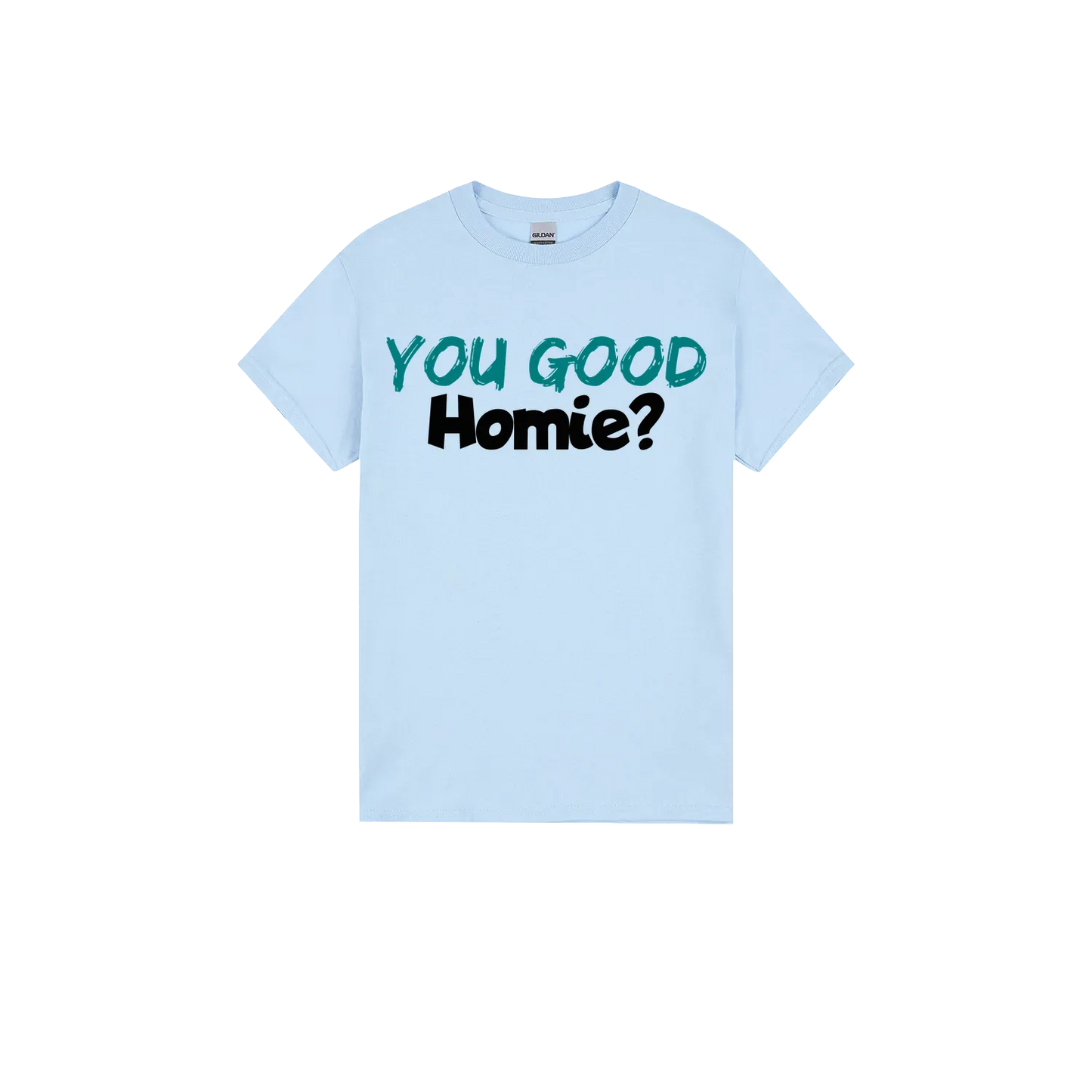 Light Blue front flat lay