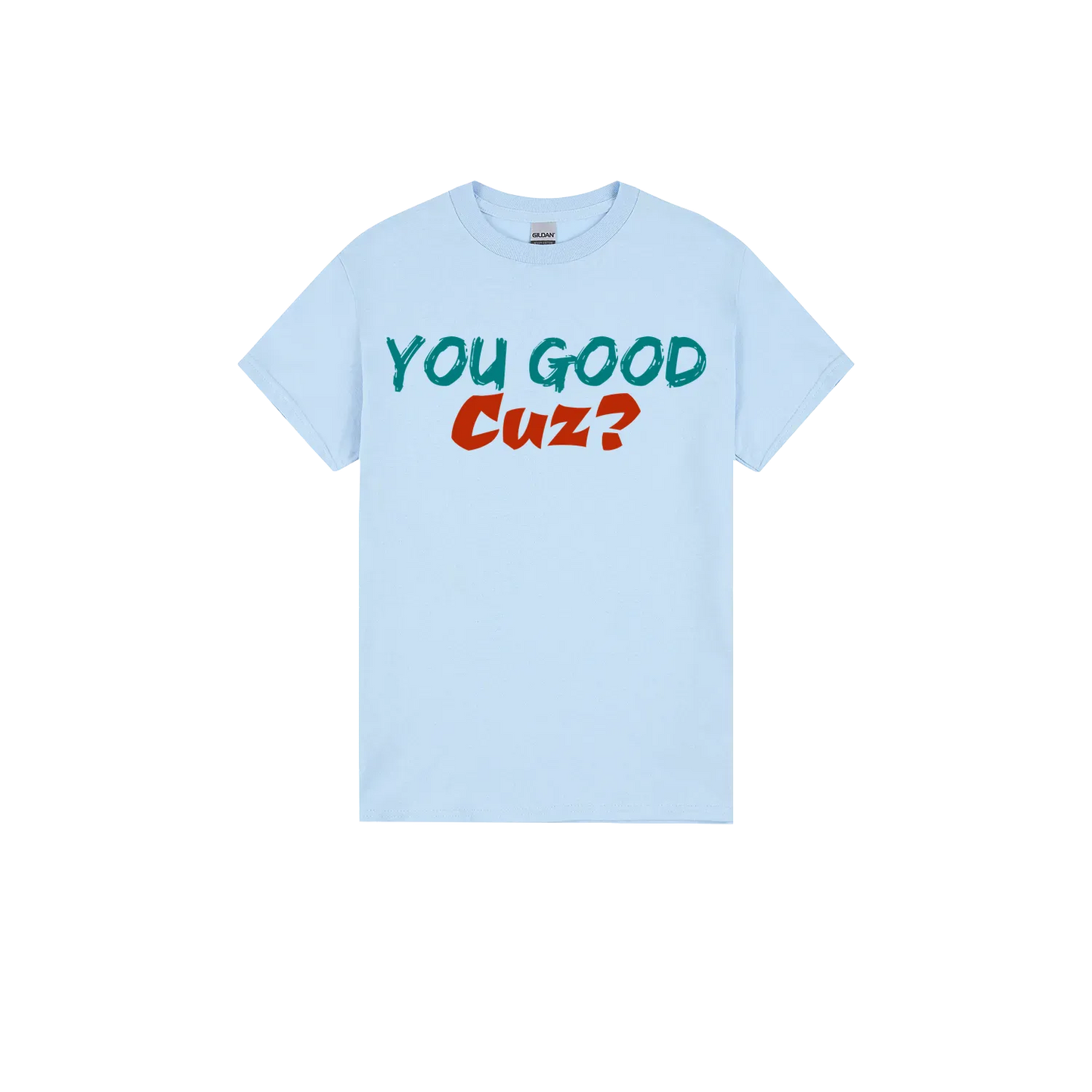 Light Blue front flat lay