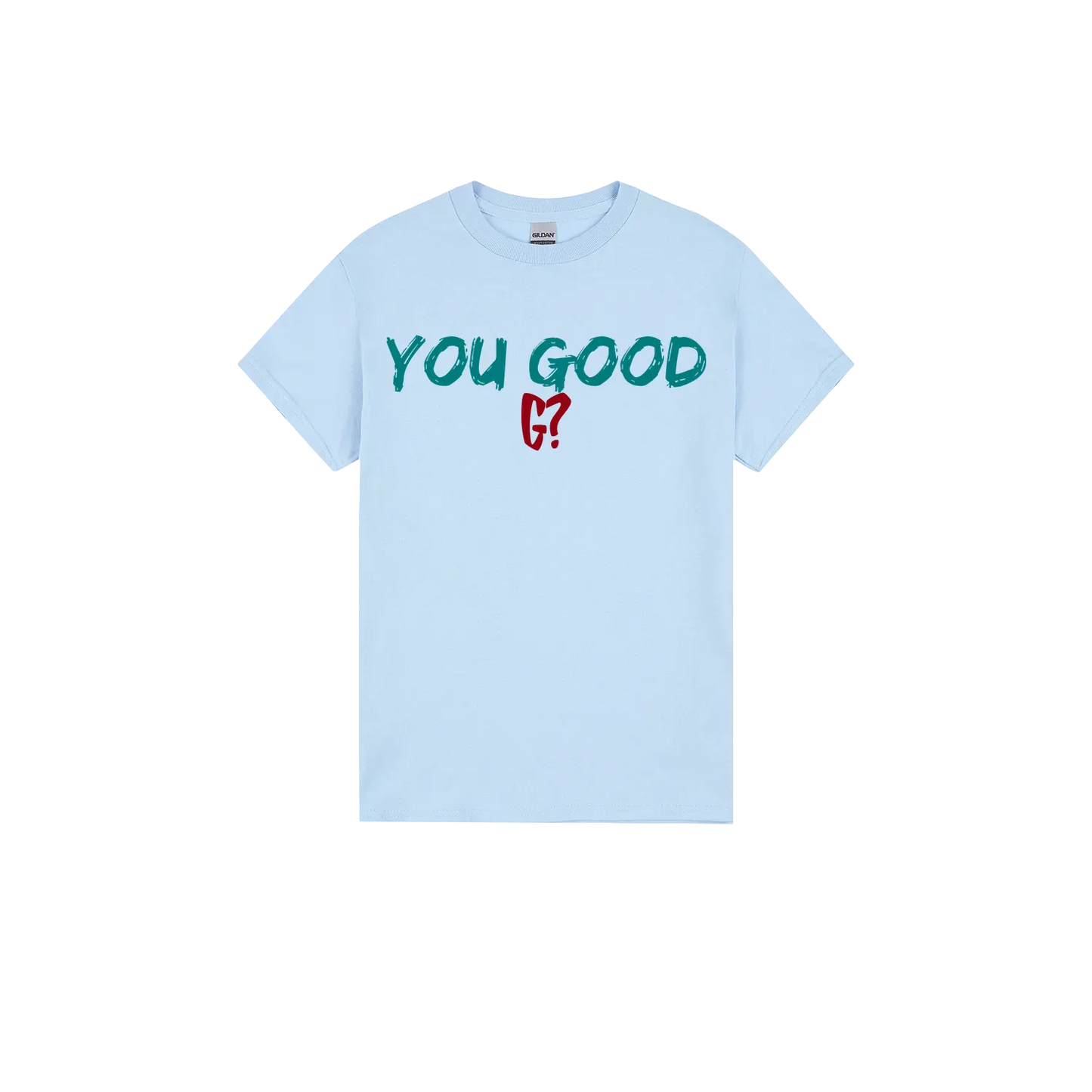 Light Blue front flat lay