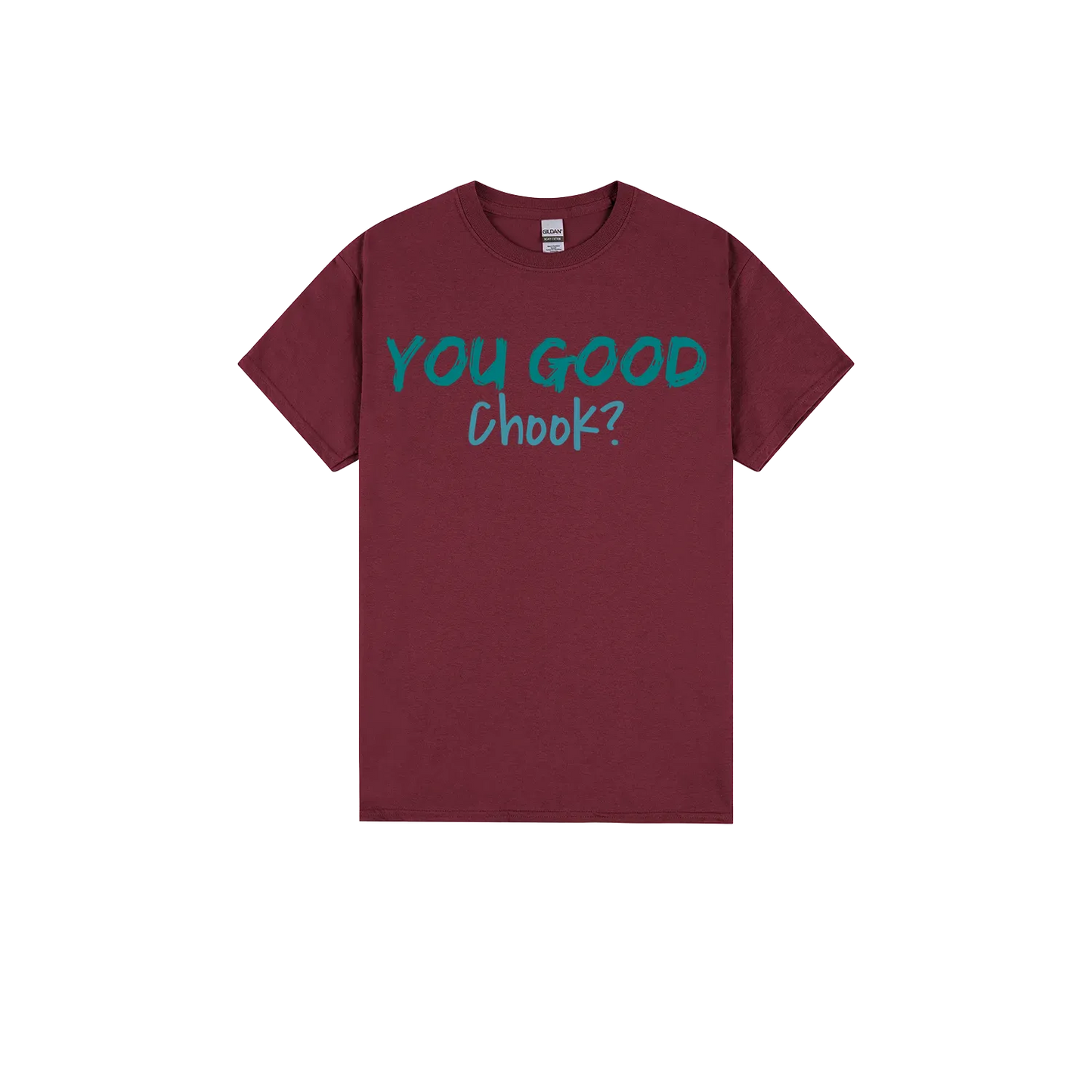 Maroon front flat lay