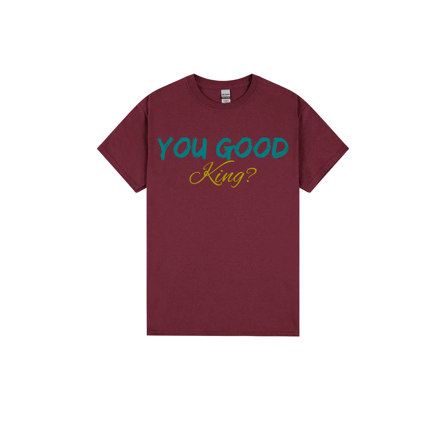 Maroon front flat lay