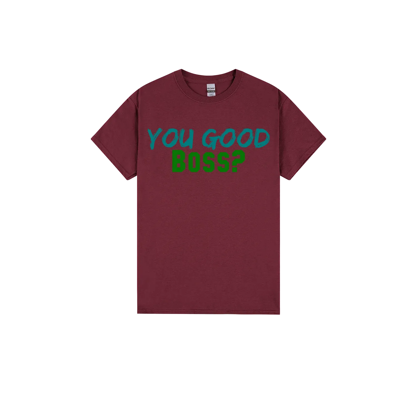Maroon front flat lay