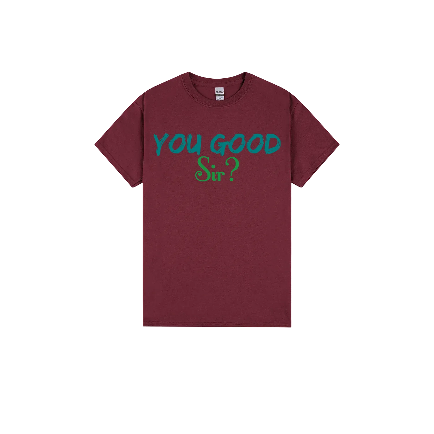 Maroon front flat lay