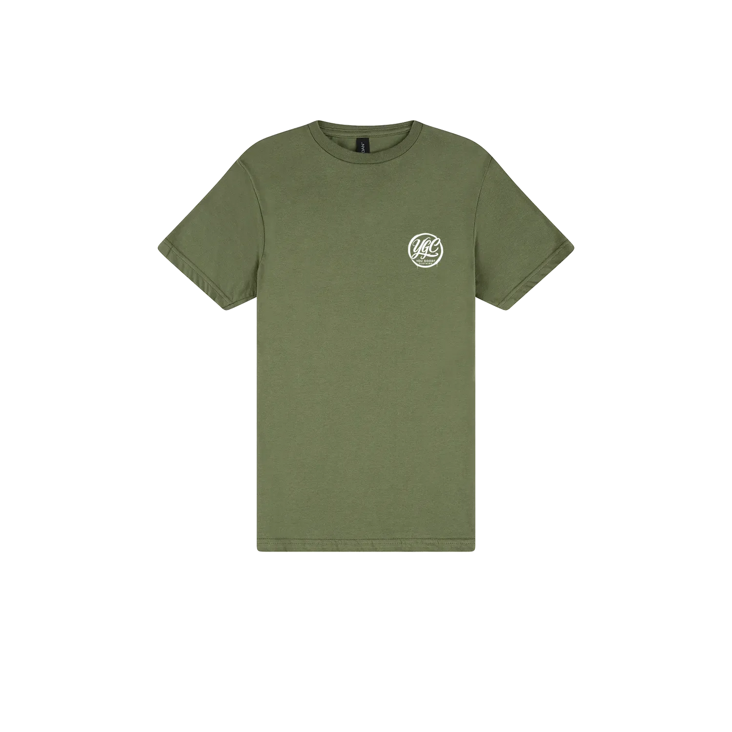 Military Green front flat lay
