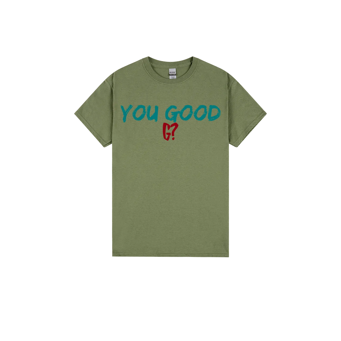 Military Green front flat lay