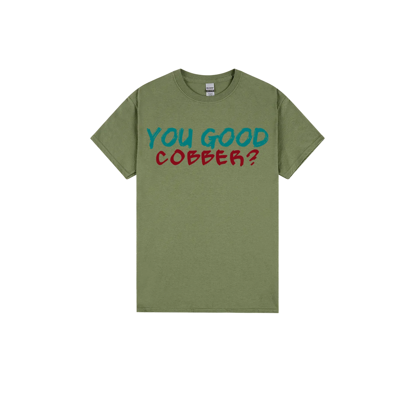 Military Green front flat lay