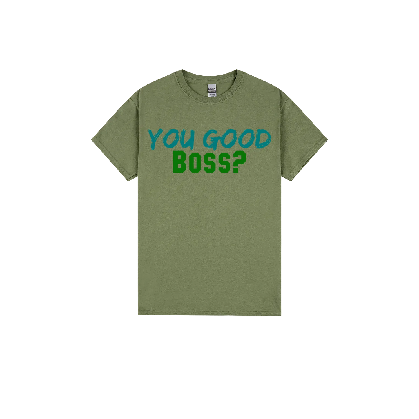 Military Green front flat lay
