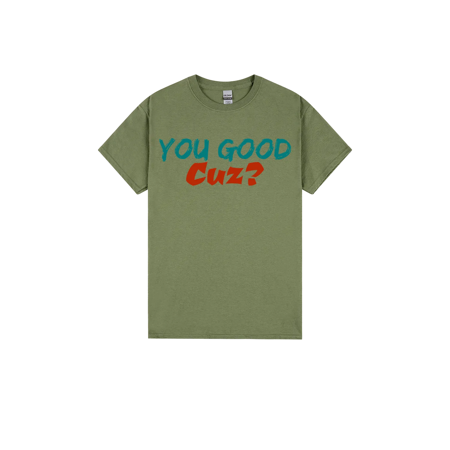 Military Green front flat lay