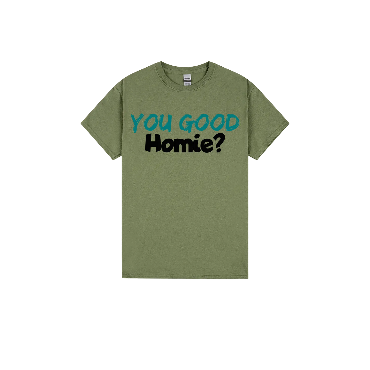 Military Green front flat lay