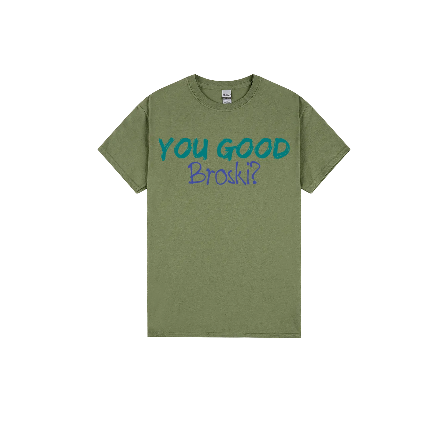 Military Green front flat lay