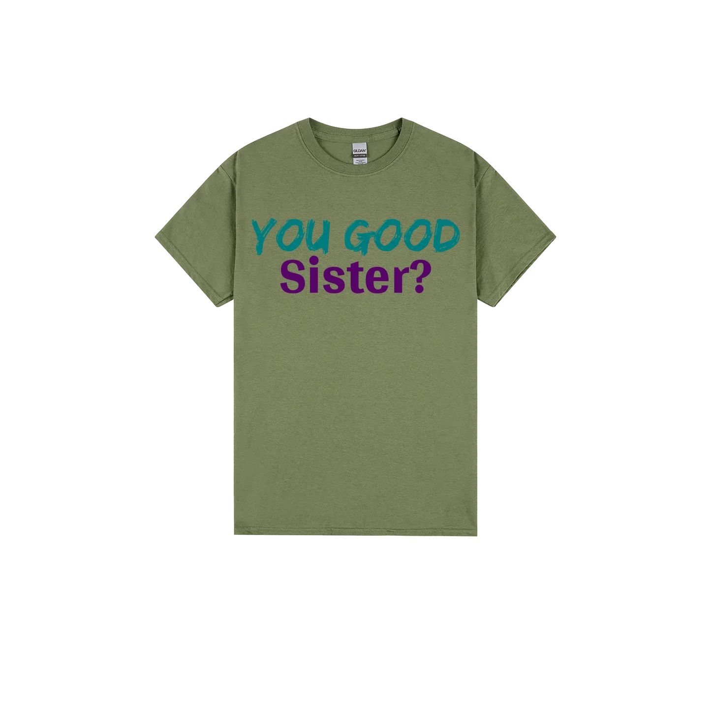 Military Green front flat lay