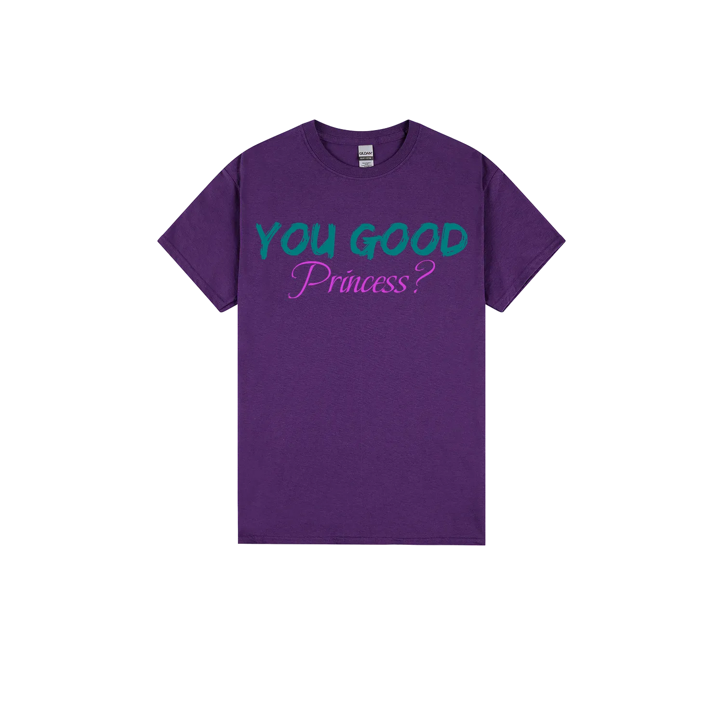 Purple front flat lay