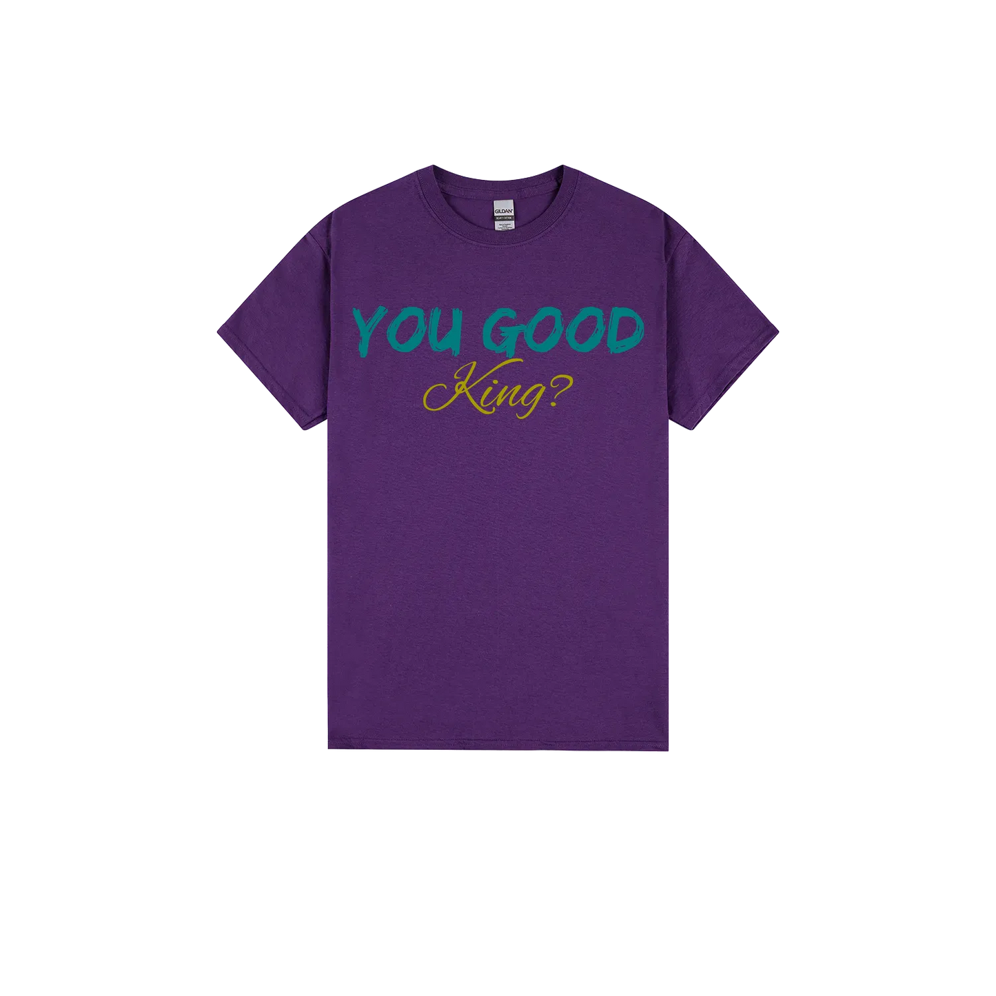 Purple front flat lay