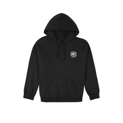 Black front flat lay