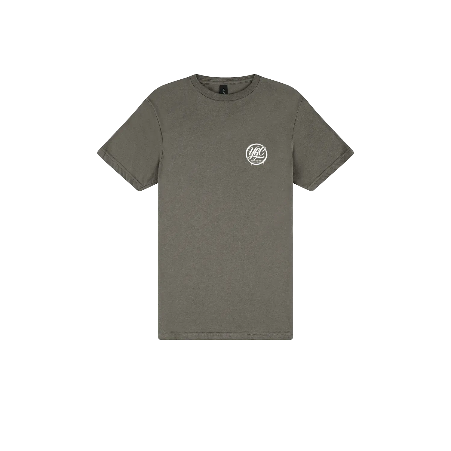 Charcoal front flat lay