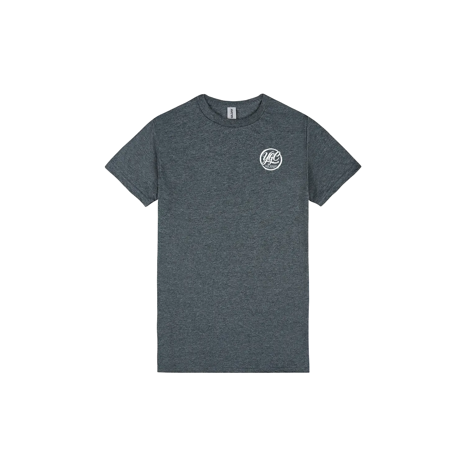 Dark Heather front flat lay