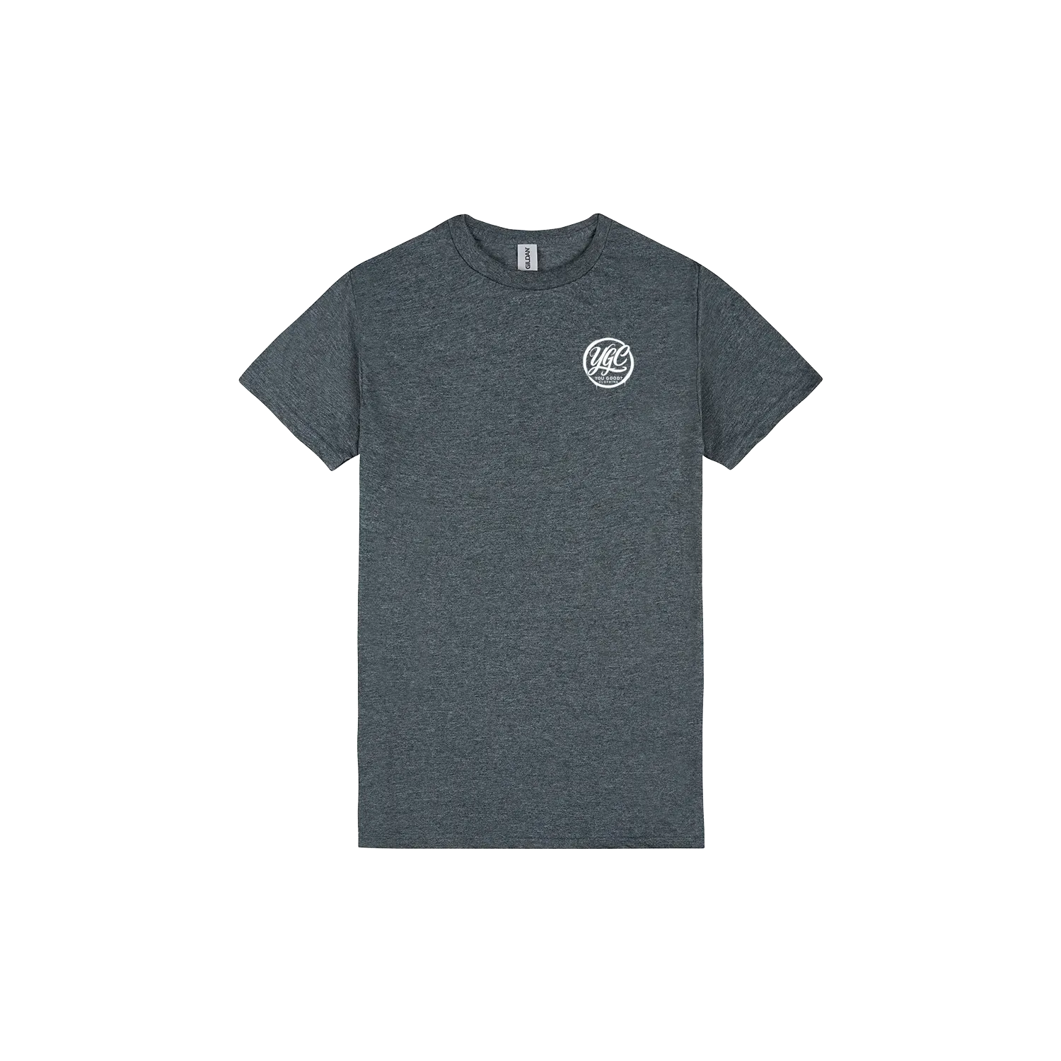 Dark Heather front flat lay