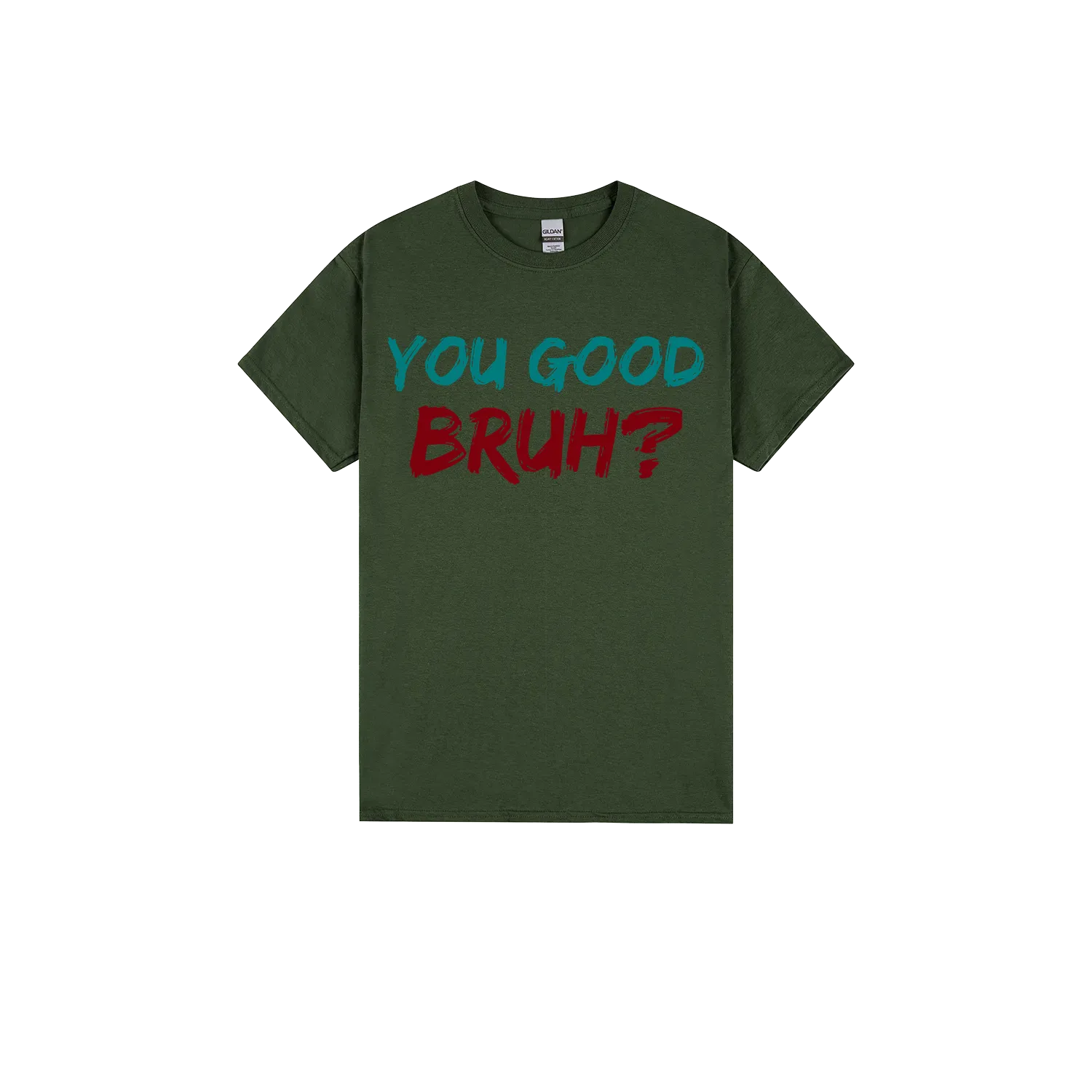 Forest Green front flat lay
