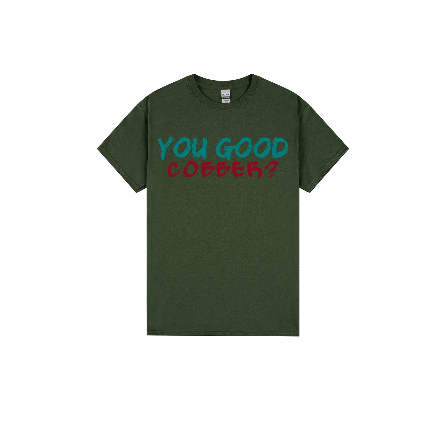 Forest Green front flat lay