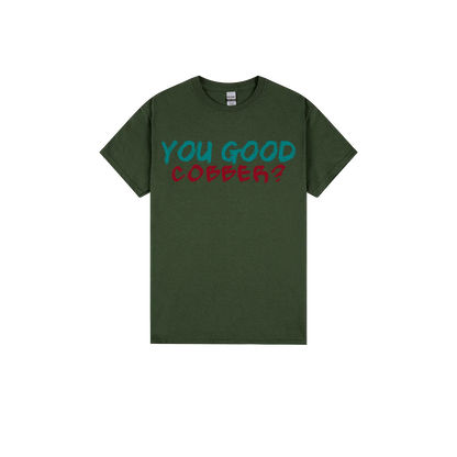 Forest Green front flat lay