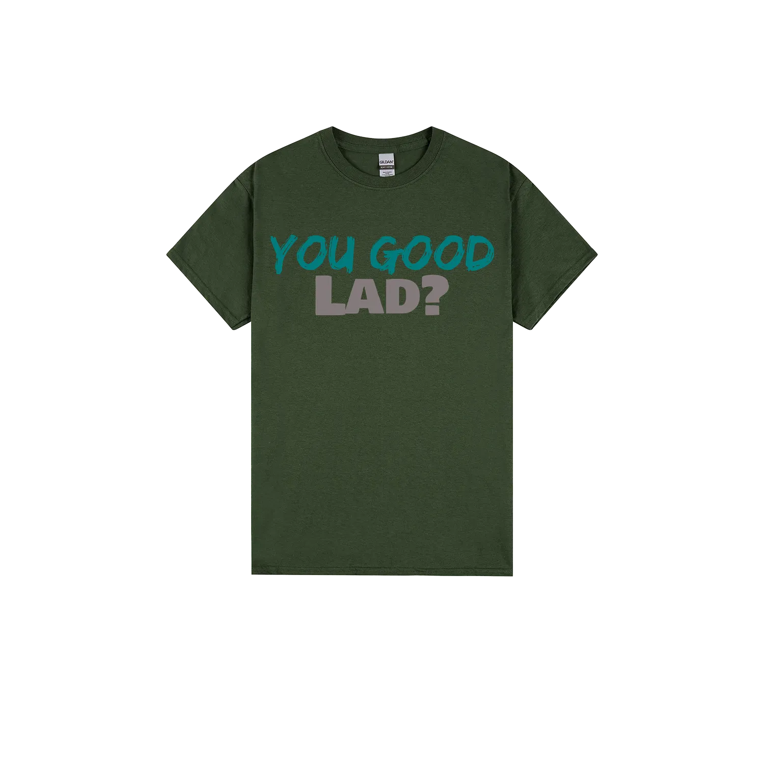 Forest Green front flat lay