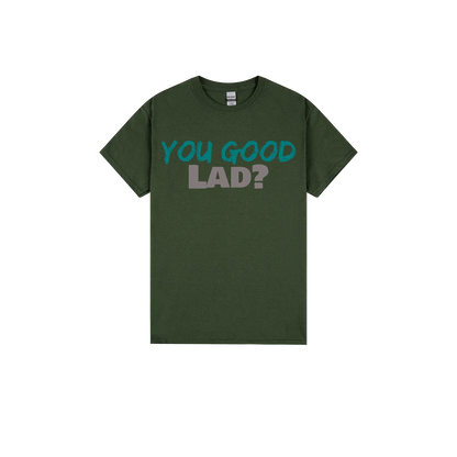 Forest Green front flat lay
