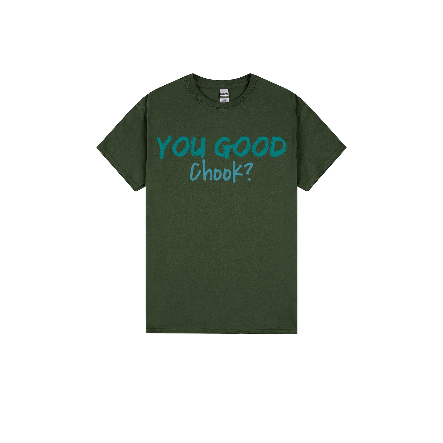 Forest Green front flat lay