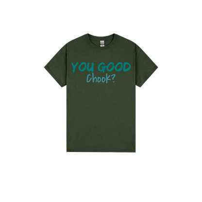 Forest Green front flat lay