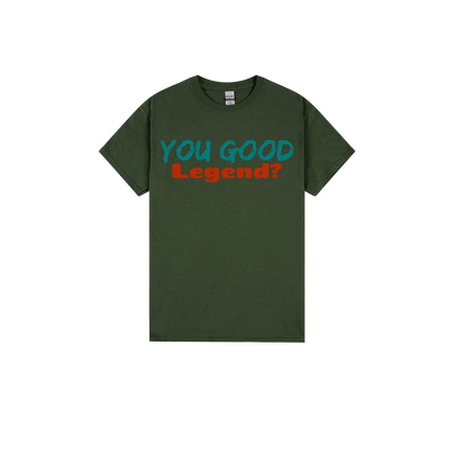 Forest Green front flat lay