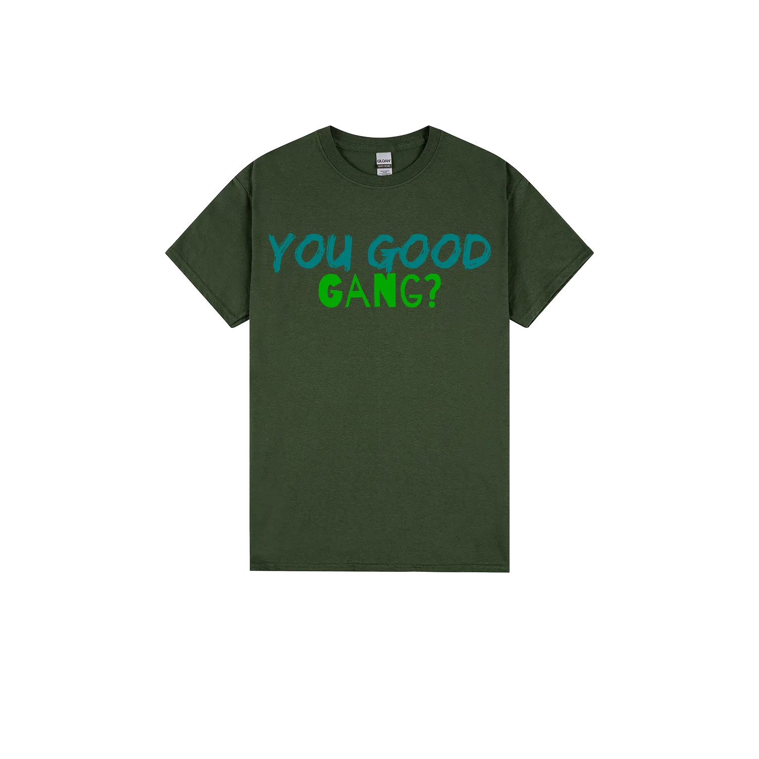 Forest Green front flat lay
