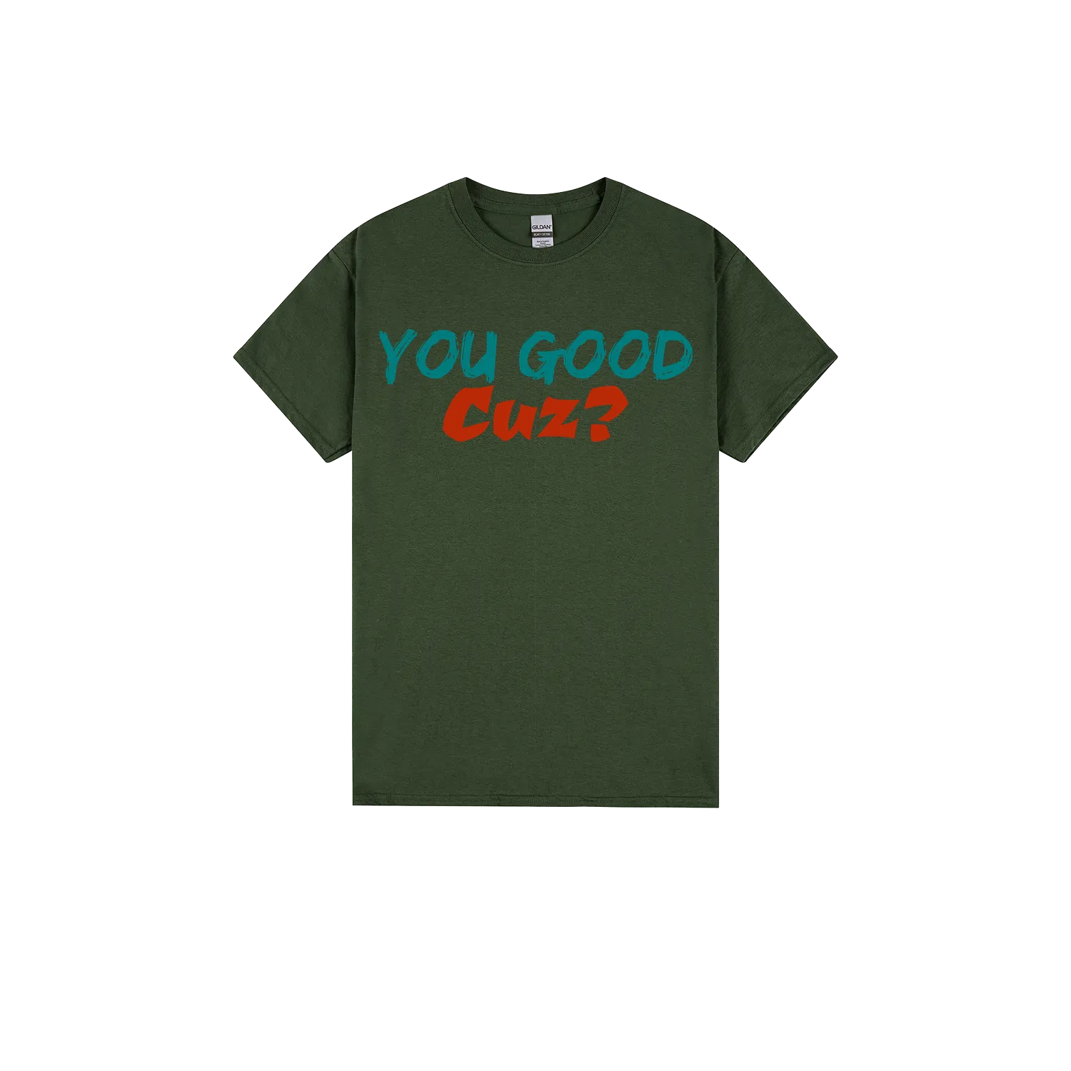 Forest Green front flat lay