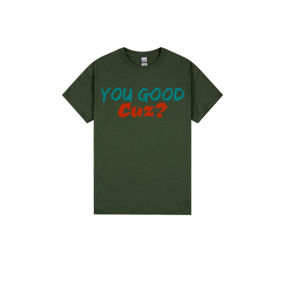 Forest Green front flat lay