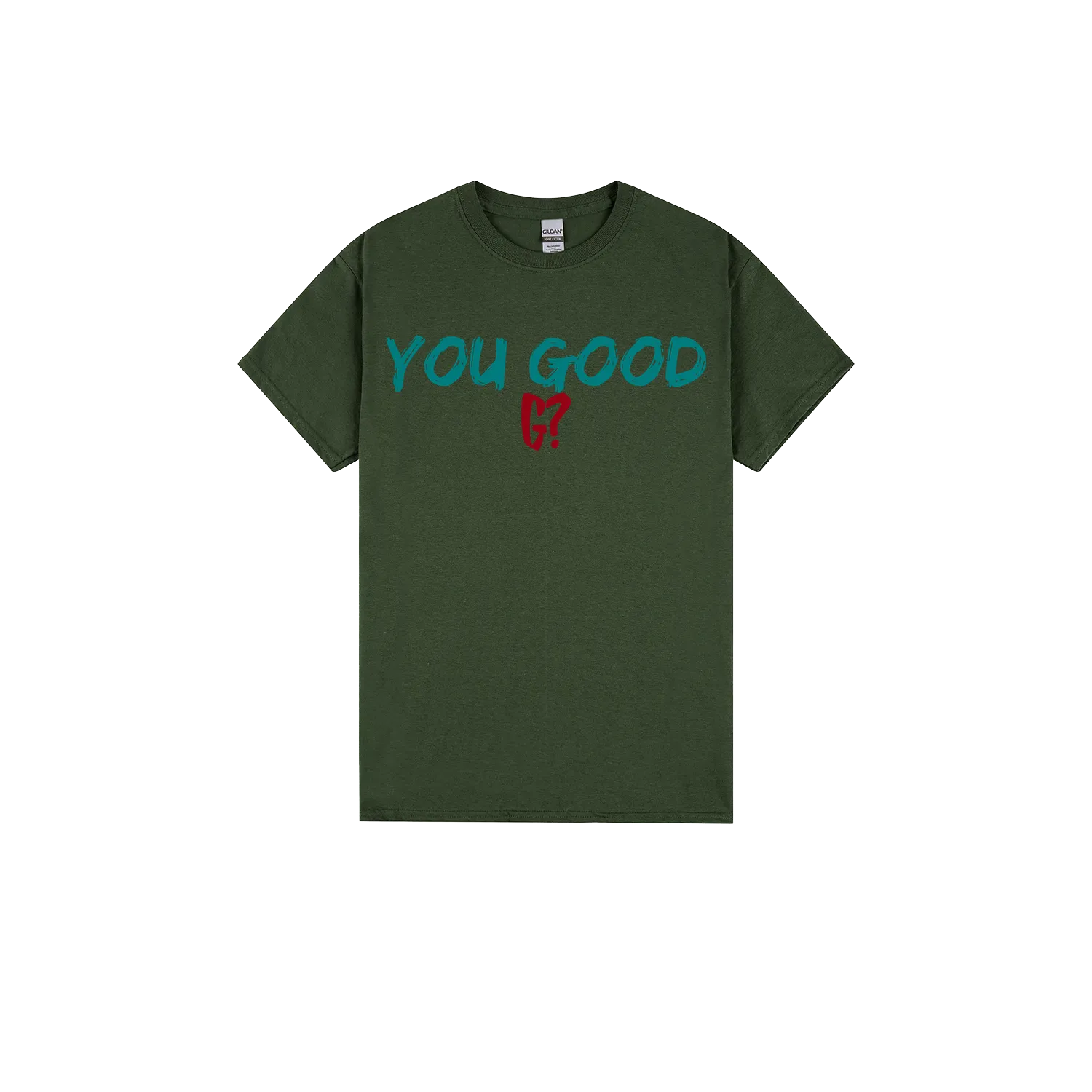 Forest Green front flat lay