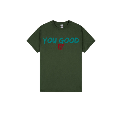 Forest Green front flat lay