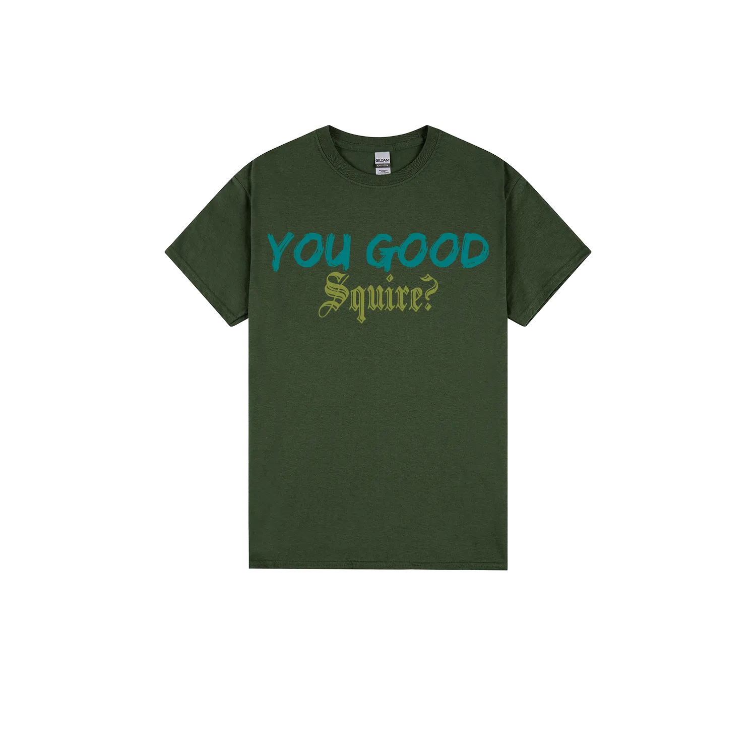 Forest Green front flat lay