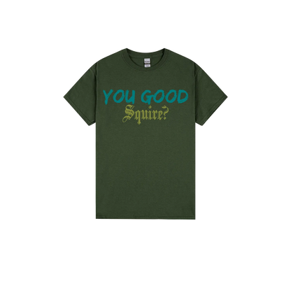 Forest Green front flat lay