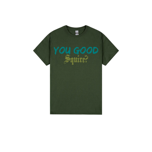 Forest Green front flat lay